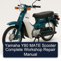 Yamaha Y80 Mate Scooter Service Repair Workshop Manual PDF