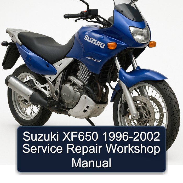 1996-2002 Suzuki XF650 Freewind Service Repair Workshop Manual PDF