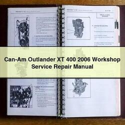 2006 CAN-AM Outlander XT 400 Service Repair Workshop Manual PDF