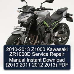 2010-2013 Kawasaki Z Series Z1000 ZR1000D Service Repair Workshop Manual PDF