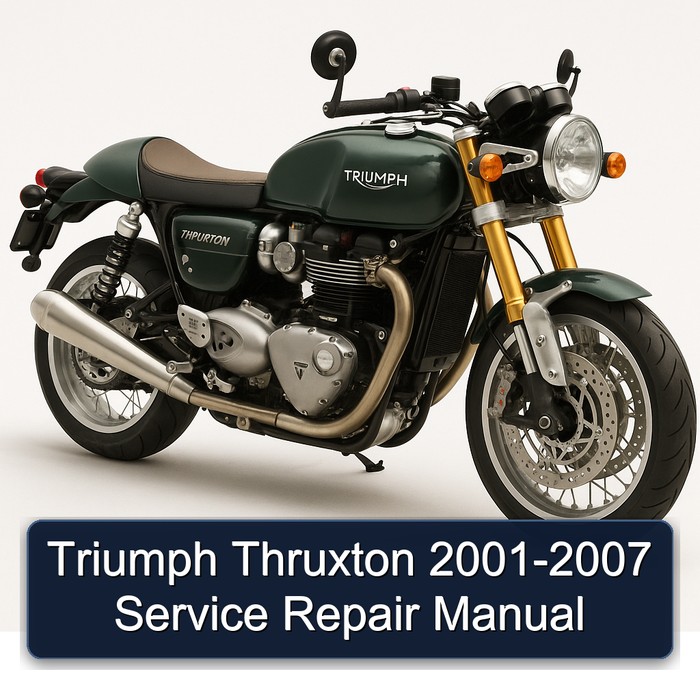 2001-2007 Triumph Thruxton Service Repair Workshop Manual PDF