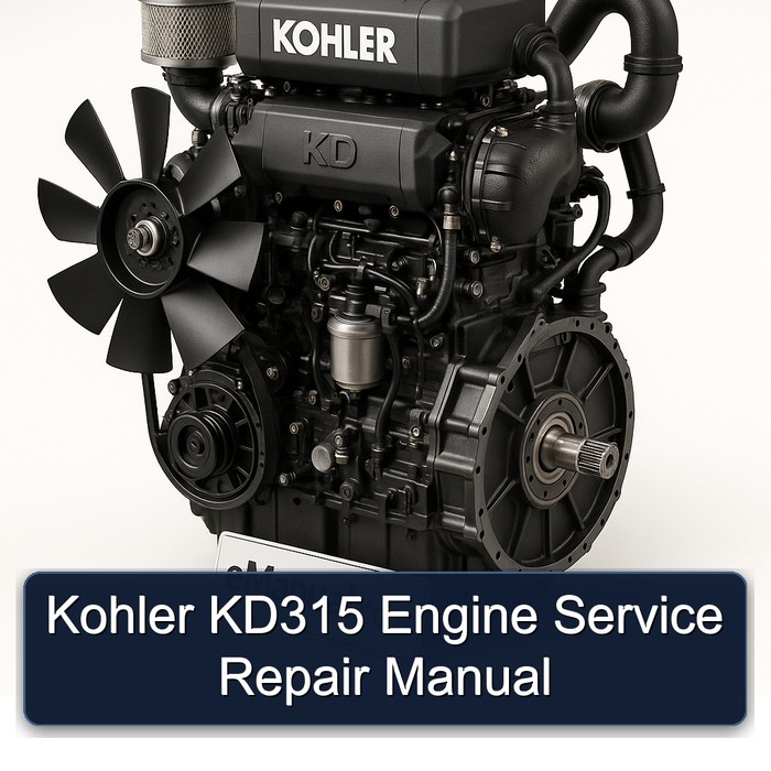 Kohler KD Series KD315 Engine Service Repair Workshop Manual PDF