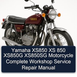 Yamaha XS Models XS850 850 XS850G XS850SG Motorcycle Service Repair Workshop Manual PDF