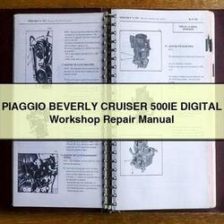 Piaggio Beverly Cruiser 500IE Digital Service Repair Workshop Manual PDF