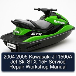 Kawasaki JT1500A Jet Ski STX-15F Service Repair Workshop Manual PDF