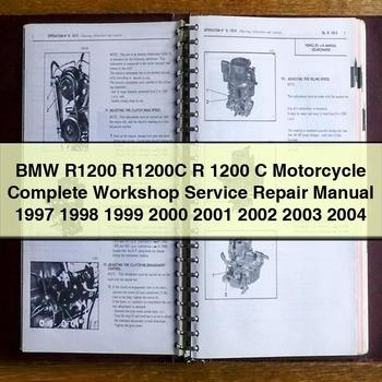 1997-2004 BMW R1200 R1200C R 1200 C Motorcycle Service Repair Workshop Manual PDF