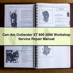 2006 CAN-AM Outlander XT 800 Service Repair Workshop Manual PDF