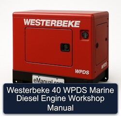 Westerbeke 40 Wpds Marine Diesel Engine Service Repair Workshop Manual PDF