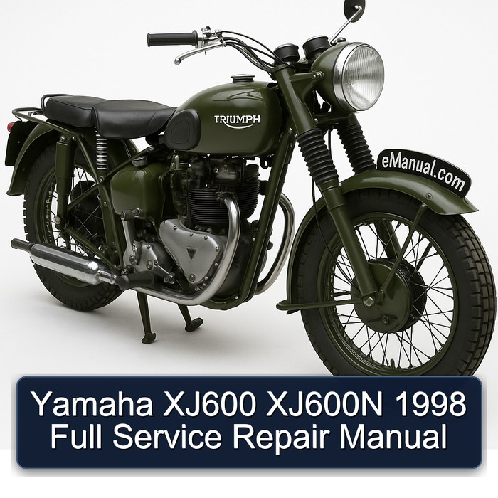 1998 Triumph TRW Yamaha XJ600 XJ600N Service Repair Workshop Manual PDF