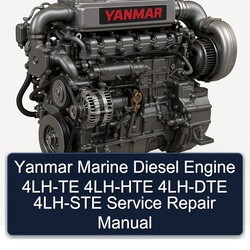 Yanmar Marine Diesel Engine 4LH-TE 4LH-HTE 4LH-DTE 4LH-STE Service Repair Workshop Manual PDF