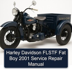2001 Harley Davidson Flstf Fat Boy Service Repair Workshop Manual PDF