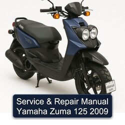 2009 Yamaha Zuma 125 Service Repair Workshop Manual PDF