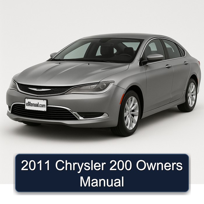 2011 Chrysler 200 Owners Owner's Manual PDF