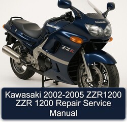 2002-2005 Kawasaki ZZ R Series ZZR1200 ZZR 1200 Service Repair Workshop Manual PDF