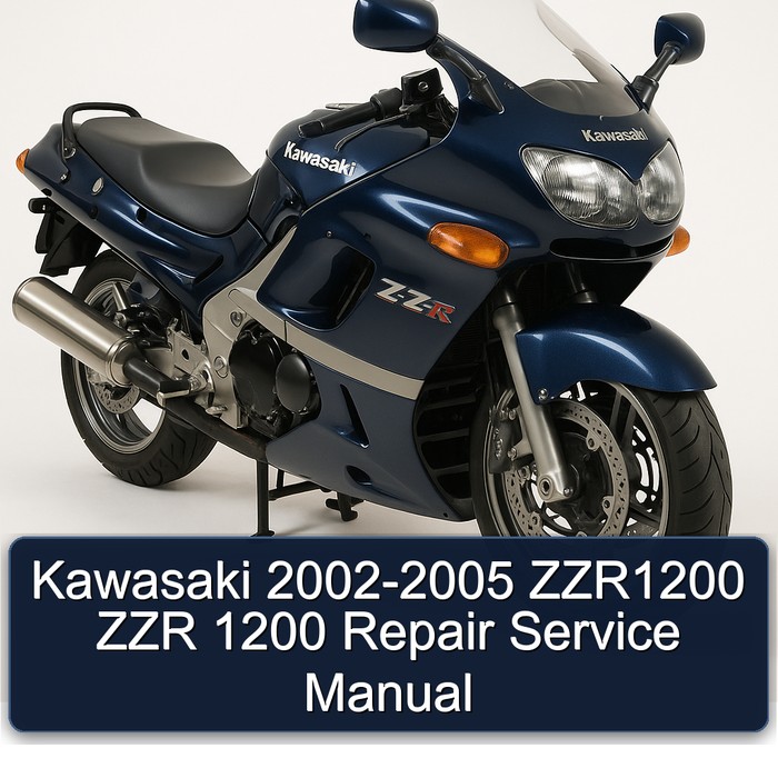 2002-2005 Kawasaki ZZ R Series ZZR1200 ZZR 1200 Service Repair Workshop Manual PDF