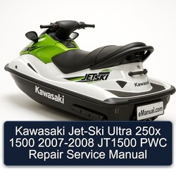 2007-2008 Kawasaki JET-SKI Ultra 250X 1500 - JT1500 PWC Service Repair Workshop Manual PDF