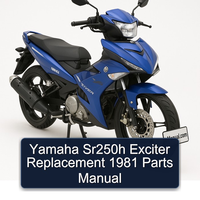1981 Yamaha Exciter SR250H Replacement Parts Catalog PDF