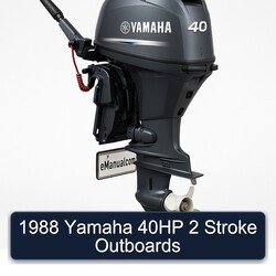 1988 Yamaha 40hp 2 Stroke Outboards