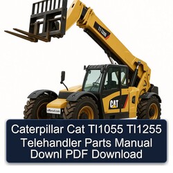 Caterpillar CAT TL1055 TL1255 Telehandler Parts Downl Catalog PDF