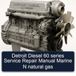 Detroit Diesel 60 Series Marine N Natural Gas Service Repair Workshop Manual PDF