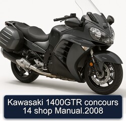 2008 Kawasaki Concours Models 1400GTR 14 Shop Service Repair Workshop Manual PDF