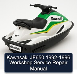 1992-1996 Kawasaki JF650 Service Repair Workshop Manual PDF