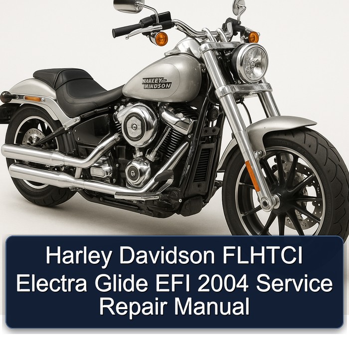 2004 Harley Davidson FL Models Flhtci Electra Glide EFI Service Repair Workshop Manual PDF