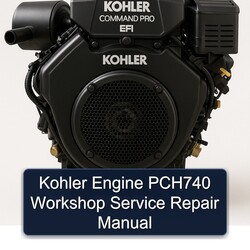 Kohler Command Pro EFI Models Engine PCH740 Service Repair Workshop Manual PDF