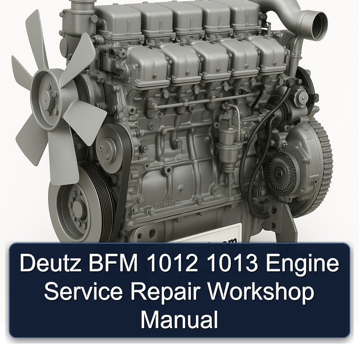 Deutz 1012 BFM 1013 Engine Service Repair Workshop Manual PDF