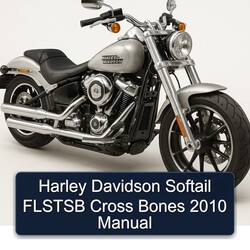 2010 Harley Davidson Softail Flstsb Cross Bones Service Repair Workshop Manual PDF