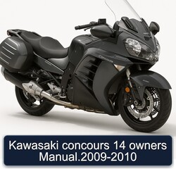 2009-2010 Kawasaki Concours Models 14 Owners . Owner's Manual PDF