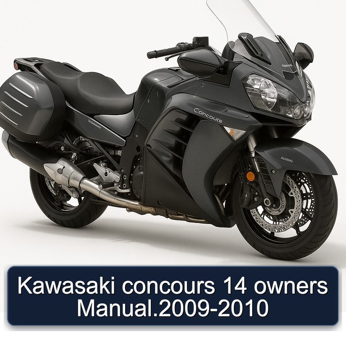 2009-2010 Kawasaki Concours Models 14 Owners . Owner's Manual PDF