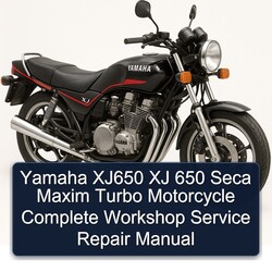Yamaha XJ650 XJ 650 Seca Maxim Turbo Motorcycle Complete Workshop Service Repair Manual 