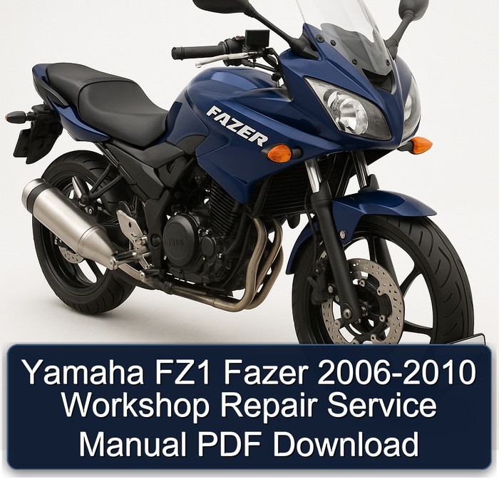 2006-2010 Yamaha Fazer FZ1 Service Repair Workshop Manual PDF