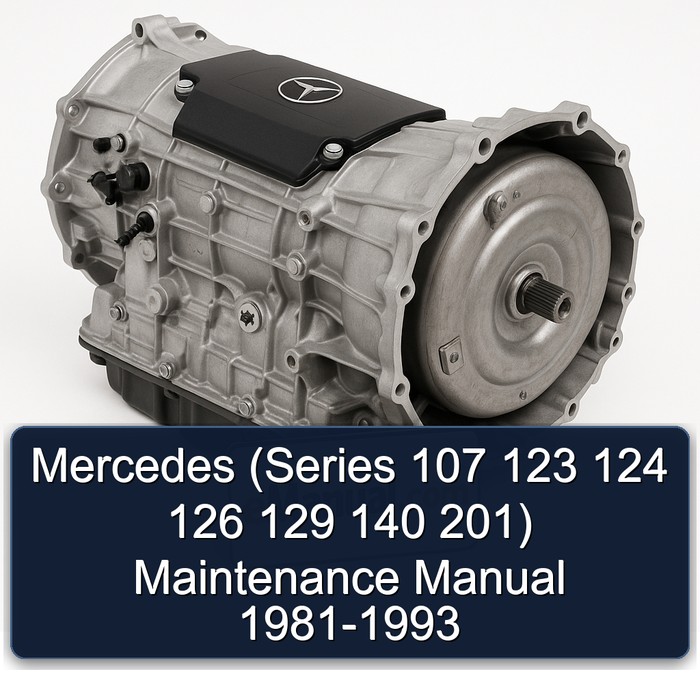 1981-1993 Mercedes 201 (series 107 123 124 126 129 140 ) Service Repair Workshop Manual PDF