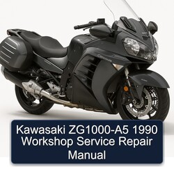 1990 Kawasaki Concours Models Zg1000-a5 Service Repair Workshop Manual PDF