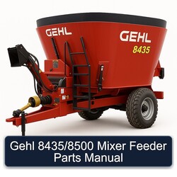 Gehl 8435/8500 Mixer Feeder Parts Catalog PDF