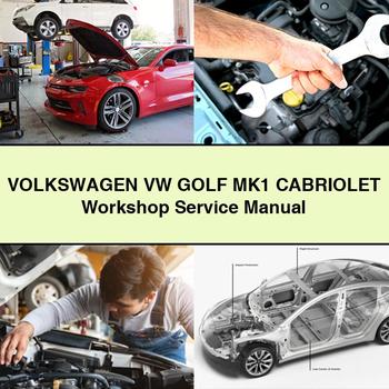 Volkswagen Cabriolet Volkswagn VW Golf MK1 Service Repair Workshop Manual PDF