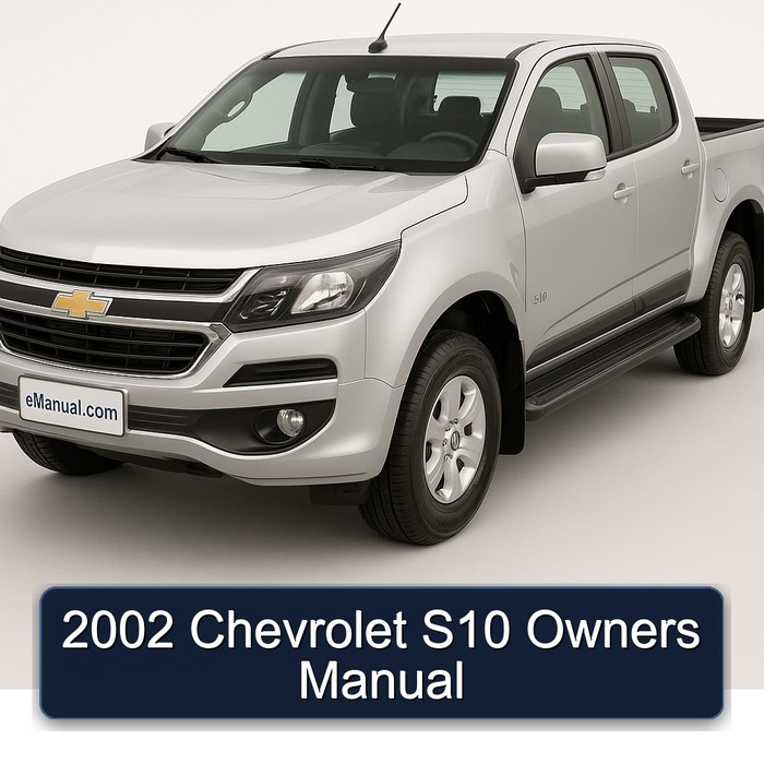 2002 Chevrolet S10 Owners Owner's Manual PDF