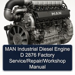 MAN D2876 Industrial Diesel Engine D 2876 / Service Repair Workshop Manual PDF