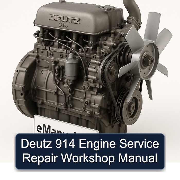 Deutz 914 Engine Service Repair Workshop Manual PDF