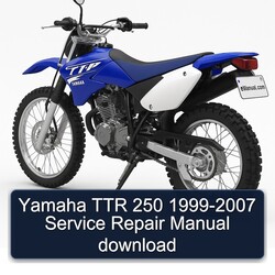 1999-2007 Yamaha TTR Models 250 Service Repair Workshop Manual PDF