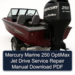 Mercury Marine 250 Optimax Jet Drive Service Repair Workshop Manual PDF