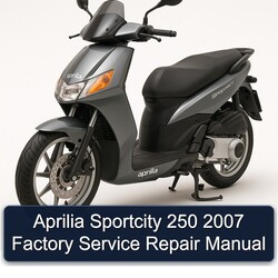 2007 Aprilia Sportcity Service Repair Workshop Manual PDF
