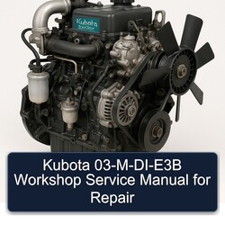 Kubota 03-m-di-e3b Service Repair Workshop Manual PDF