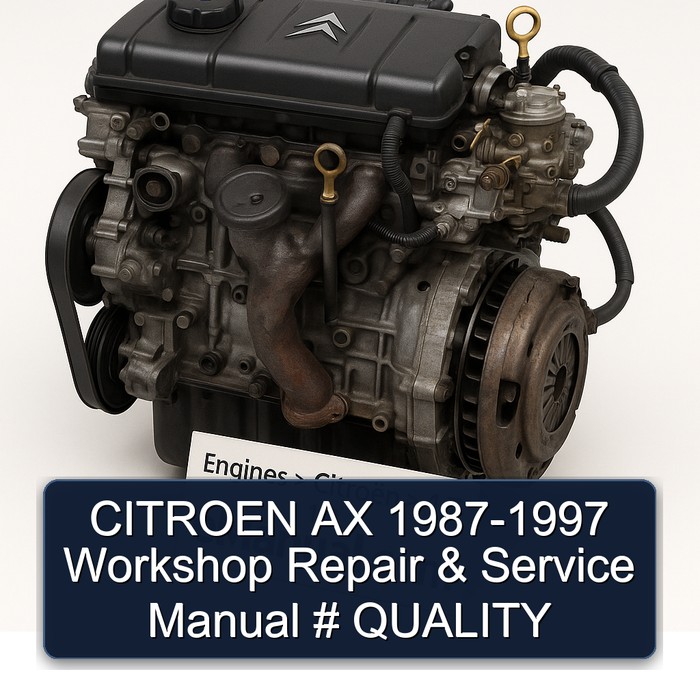 1987-1997 Citroen 1.7 1.9 Service Repair Workshop Manual PDF