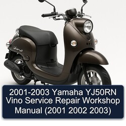 2001-2003 Yamaha Vino YJ50RN Service Repair Workshop Manual PDF