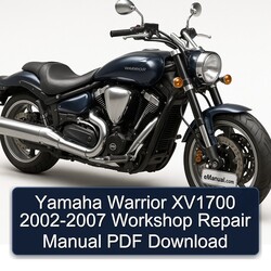 2002-2007 Yamaha Warrior XV1700 Service Repair Workshop Manual PDF