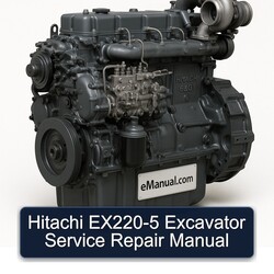 Hitachi EX220-5 Excavator Service Repair Workshop Manual PDF