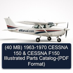 1963-1970 (40 Mb) - Cessna 150 F150 Illustrated -( Format) Parts Catalog PDF